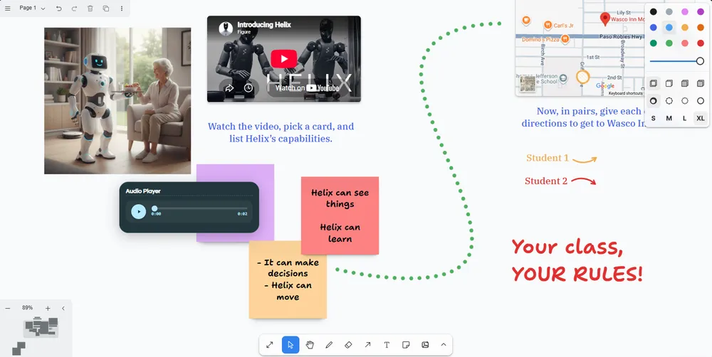 Whiteboard & AI Assistant